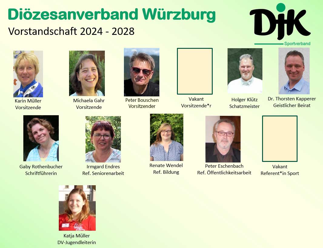 Vorstandschaft des DJK DV Würzburg